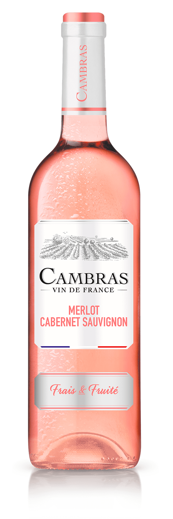 Bouteille de vin Rosé Cambras