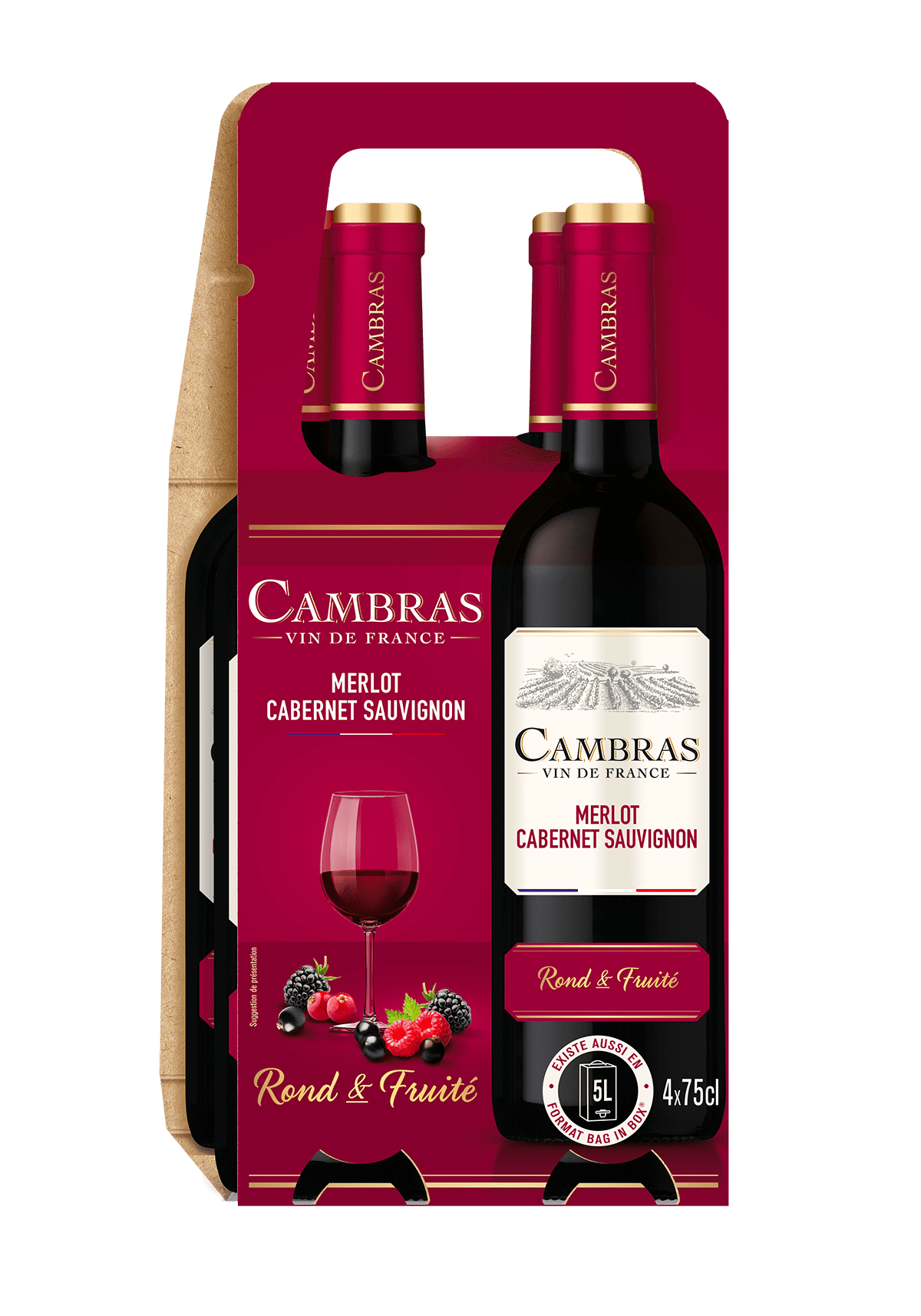 Valisettes de vin Rouge Cambras